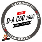 Road Bicycle Wheels Rim Decal Stickers for DURA ACE  C50 7900